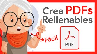 Cómo CREAR un PDF RELLENABLE✔ Cómo convertir un PDF en FORMULARIO EDITABLE para ALUMNOS y más