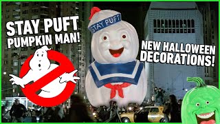 New Ghostbusters Halloween decoration turns Stay Puft into a light-up jack-o-lantern