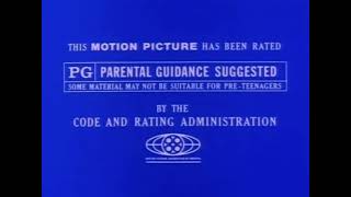 MPAA PG Rating Card (1977)