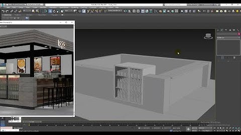 3DsMax Tutorials, Learn 3D Modeling a Food Stall from Scratch in 3dsmax ( Part 1)