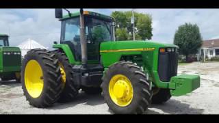 John Deere 8300 Tractor with 3,804 Hours Sold for $78,000 on Missouri Farm Auction