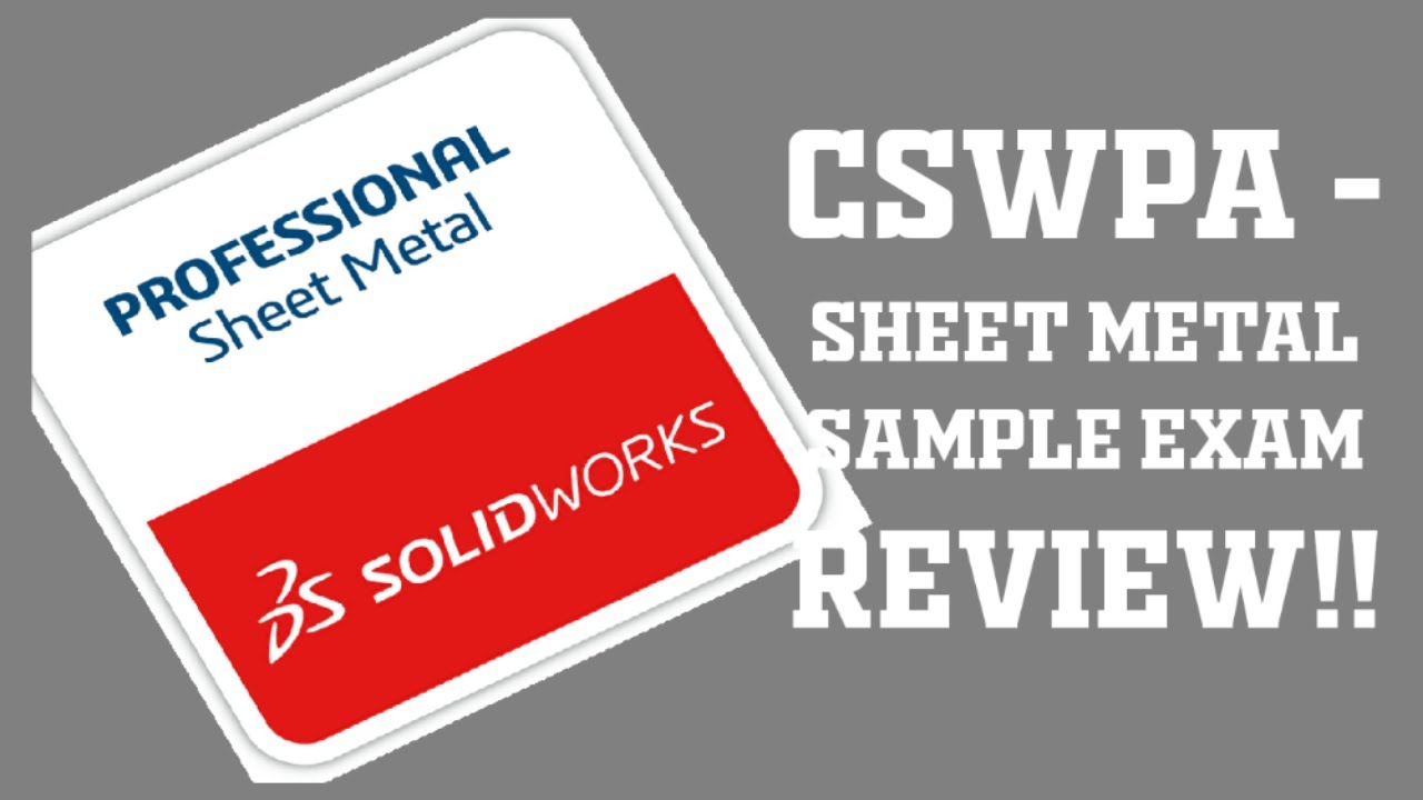 CSWPA Sheet Metal Sample Exam Review!! YouTube