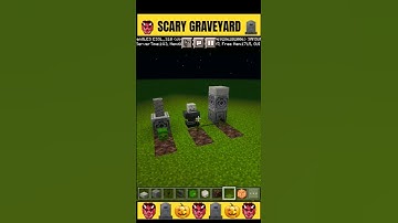 SCARY GRAVEYARD IN MINECRAFT || MINECRAFT BUILD HACKS || MINECRAFT HACKS || HALLOWEEN BUILD HACKS ||