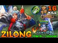 Changbanpo Commander Zilong with Execute & 1st DMG Item BOD! - Top 1 Global Zilong sᴀɪɴᴛ᛫楤橱 - MLBB