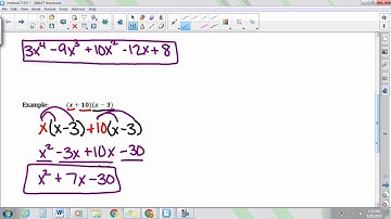 Multiplying Polynomials Video Notes