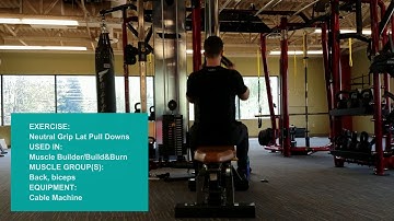 Neutral Grip Lat Pull Downs by SwitchFit