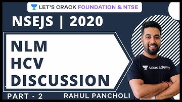 NLM HCV Discussion Part 2 | Physics | NSEJS 2020 | Rahul Pancholi