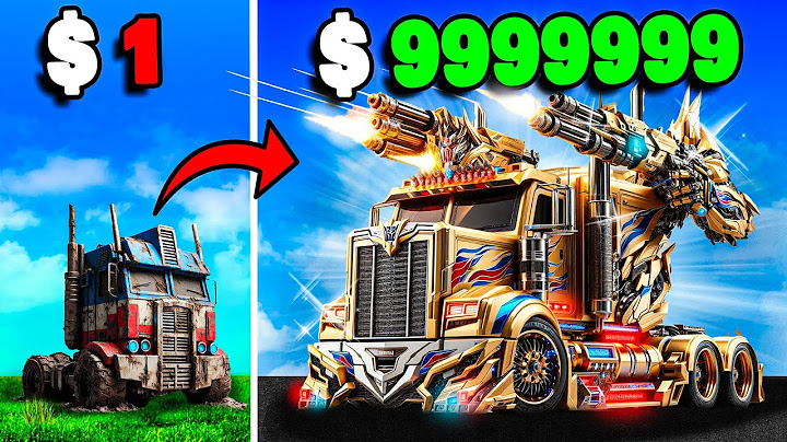 $1 to $1,000,000 Transformer Cars in GTA 5