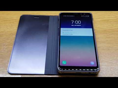 UNBOXING Funda Clear View Cover Samsung A8 (2018) + Templado | Uso y Recomendaciones en Español!