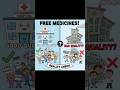 Government Hospital Ki Free Medicines Ka Sach 🏥💊😳#shorts