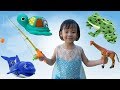 Trò Chơi Câu Cá – Săn Và Học Tên Các Con Vật ❤ AnAn ToysReview TV ❤