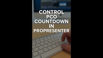 Controlling PCO In ProPresenter