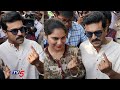 Ram charan  upasana cast their vote at jubilee hills  lok sabha elections 2024  tv5 news