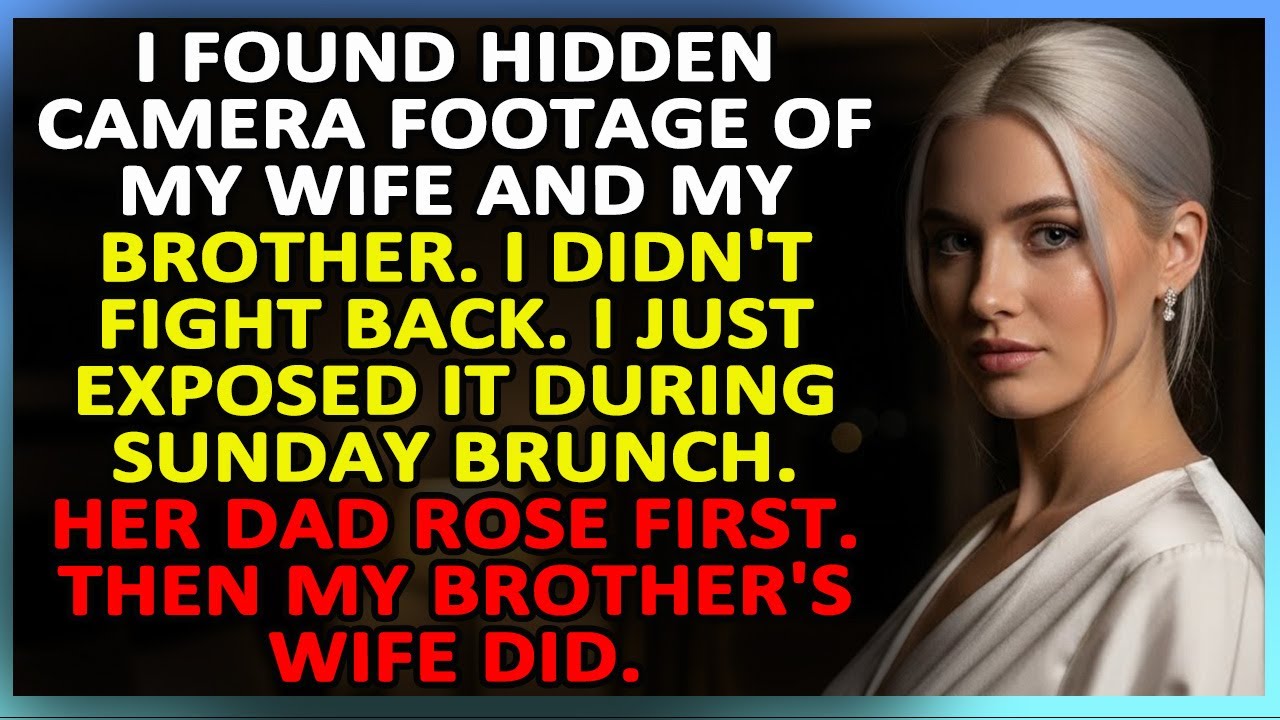 I Found Hidden Camera Footage Of My Wife and My Brother  I Didn't Fight Back   Drama Story