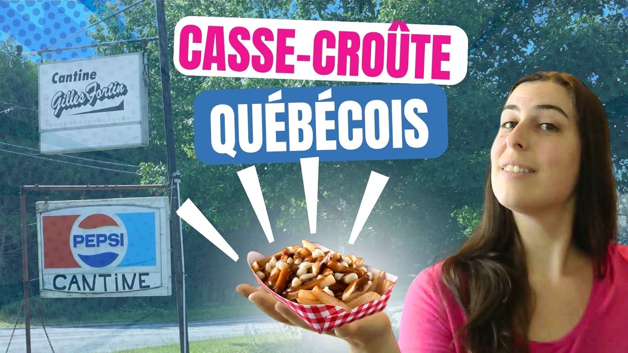 Une poutine dans un casse-croûte québécois typique