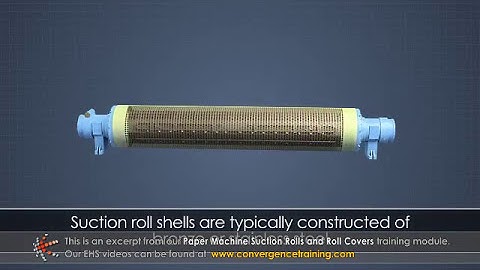 Paper Machine Suction Rolls and Roll Covers