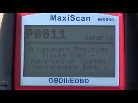 P0011 Diagnostic Trouble Code Problem Code Meaning