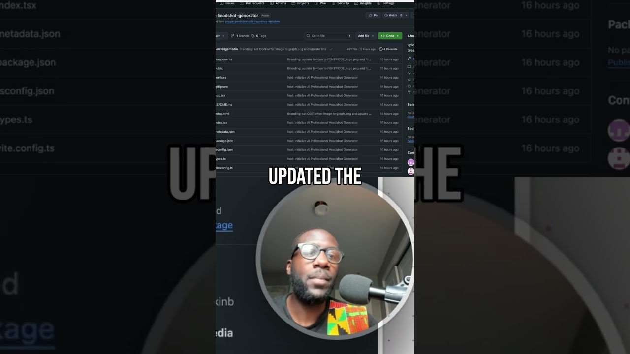 20-Minute AI Headshot Generator: GitHub to Vercel #shorts