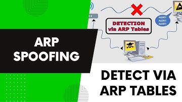 Detect ARP Attacks via ARP Tables