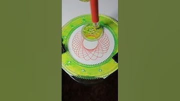 relaxing sound of Spirograph flower pattern #shorts #spirograph