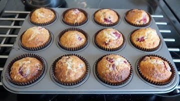 EASY LEMON & RASPBERRY MUFFINS!