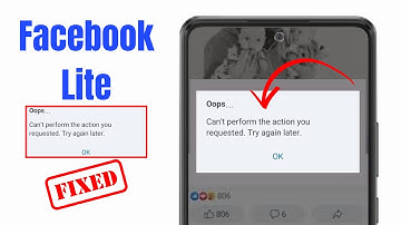 How to Fix Facebook Lite "Oops! Can