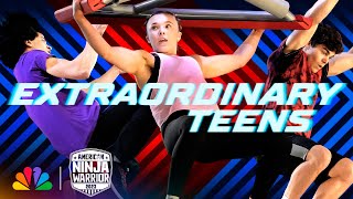 The Most Outstanding Runs from the Best Teen Ninjas | American Ninja Warrior | NBC