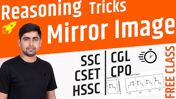 Mirror Image Reasoning Tricks | Water Image Short tricks |  SSC CGL |  SSC CHSL | In Hindi