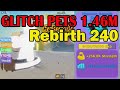 I glitched pets 1m and got 240 rebirths in two hours!