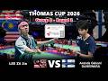 LEE Zii Jia vs Ananda Galvani DANISWARA | Thomas Cup Finals 2026 Badminton