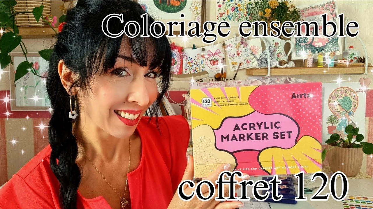 Coffret 120 feutres arrtx : Mes techniques préférées pour les utiliser. 🍉🐝🌺🌻🫐