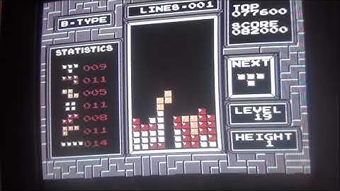 [NES Tetris] DAS vs ROLL on PAL 19-1 (new PB)