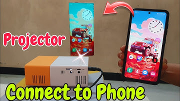 Projector Ko Mobile Phone Se Kaise Connect Kare | projector connect to phone
