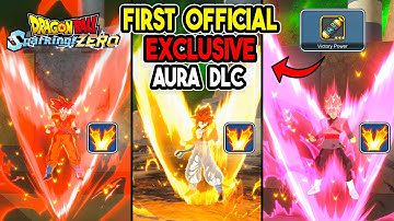 First Official V Jump Aura DLC (Exclusive) For Dragon Ball Sparking Zero Gameplay