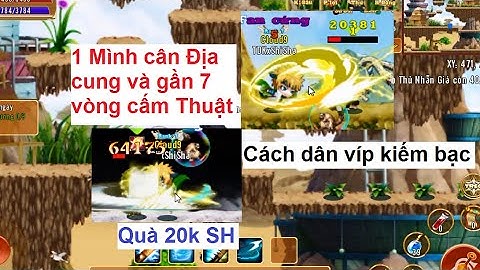 Làng Lá Phiêu Lưu Ký | Test Ních Vip và cách kiếm bạc của dân víp sẽ thế nào - 1 Mình solo |HTC game