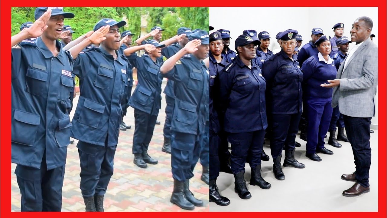 MKURUGENZI MWENDESHAJI SUMAJKT GUARD ATEMBELEA WALINZI  VITUO VYA SGR.