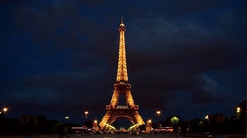 Eiffel tower timelapse - Paris