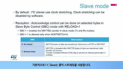 STM32L4 OLT - Inter-integrated circuit interface (I2C) [한글자막]