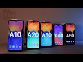 Сравнение Samsung A10, A20, A30, A40 и A50