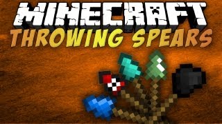 Minecraft 1.2.5 - Throwing Spears - Mod Review - Tutorial [German|Deutsch]