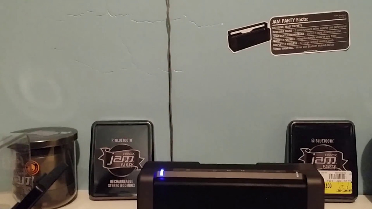 jam party bluetooth boom box review