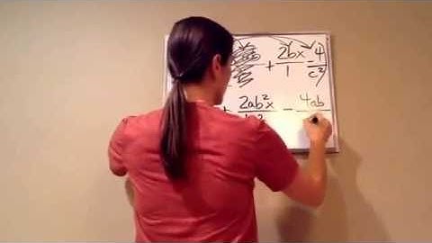 Saxon Math Algebra 1 - Lesson 36 - Distributive Property of Rational Expressions + Negative Exponent