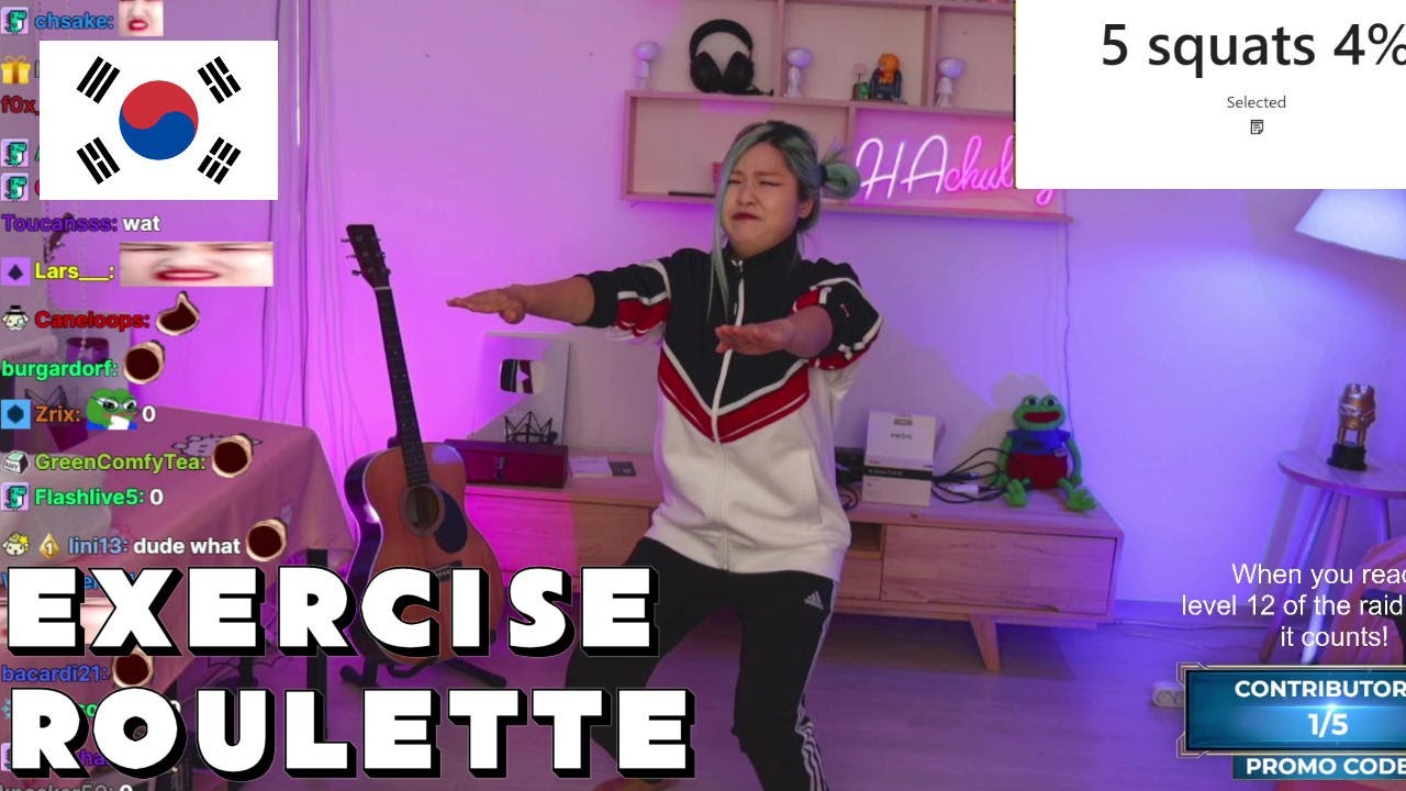[Apr 12th, '22] Workout roulette - PC Stream - YouTube