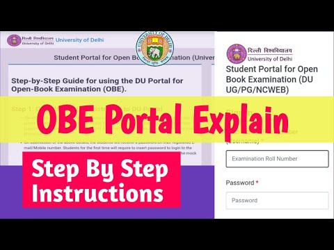 Du/SOL Open Book exam Portal 2021| Important step and instructions By Ameeninfo