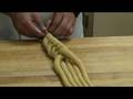 enriched dough braiding with bretzel