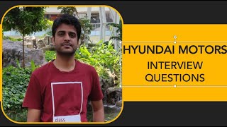 Hyundai Motor- Interview Questions and Tips