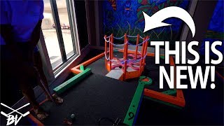 WE FOUND A FUN MINI GOLF COURSE INSIDE A MALL! | Brooks Holt