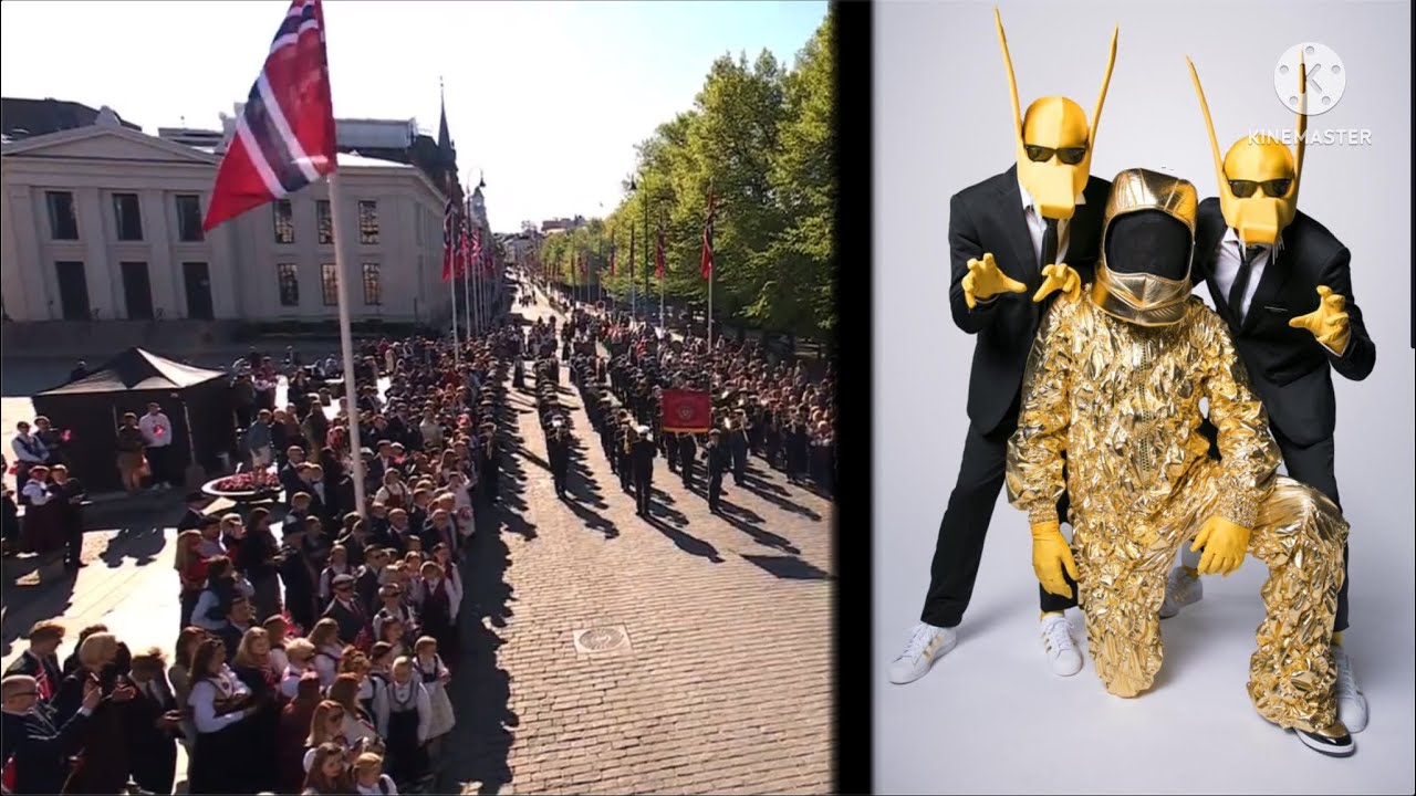 Subwoolfer performs at Norway's national day parade