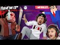 FRIDAY the 13th Traps FGTEEV! (Mr Bullet & Silly Walks 3 Games Mash Up + Skit)