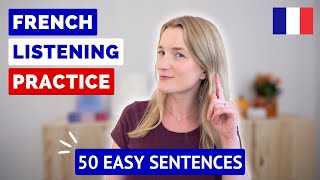 NEW French Listening Practice | 50 EASY French Sentences | October